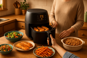 emeril lagasse air fryer, cuisinart air fryer, powerxl air fryer, instant pot air fryer, non toxic air fryer, breville air fryer, small air fryer